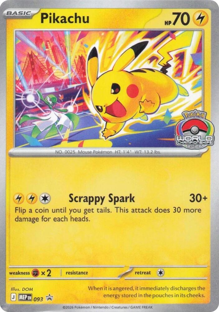 Pikachu - 093 093 — Mega Evolution Promos