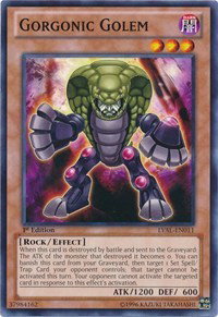 Gorgonic Golem LVAL-EN011