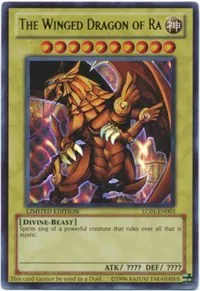 yugioh lc01 card list : LC01-EN003 limited Ed The Winged Dragon Of Ra Ultra Rare God by Deckboosters : Toys & Games KONAMI.. WHAT HAVE YOU DONE!!?