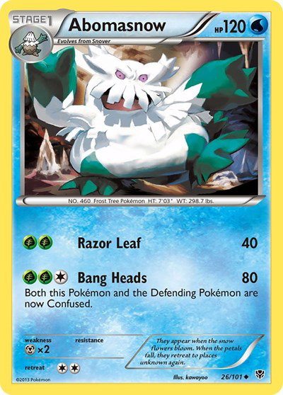 Abomasnow 26 — Plasma Blast
