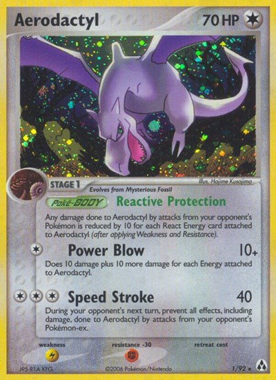 Aerodactyl 1 — EX Legend Maker