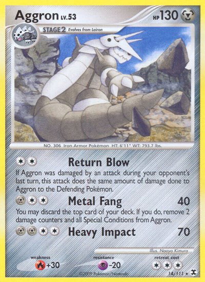 aggron pokemon card price 111/198 - Chilling Reign - Rare - Evolution 3 Lot If heads Aggron (Extradimensional Crisis #50/103, 2-Diamonds)
