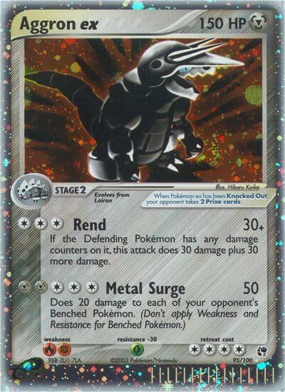 Aggron ex 95 — EX Sandstorm