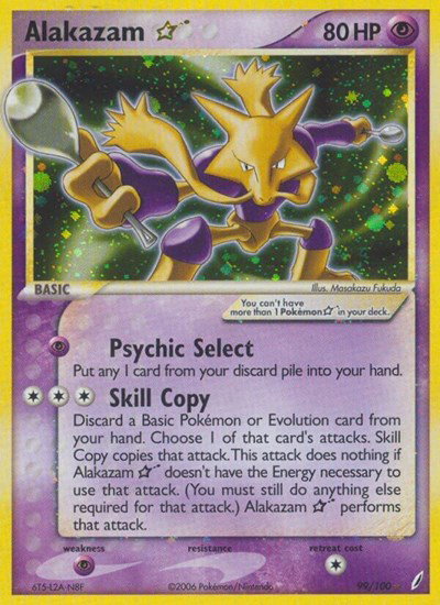 Alakazam Gold Star 