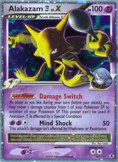 Alakazam E4 Lv.X 103 — Rising Rivals