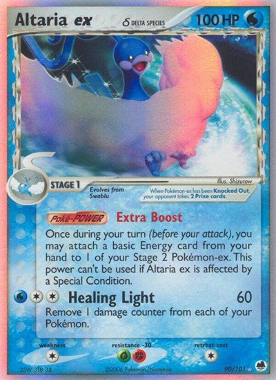 Altaria ex (Delta Species) 90/101 — EX Dragon Frontiers