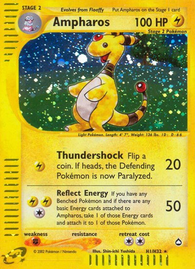 Ampharos (H1) - H1 - Aquapolis Pokemon - Collectr