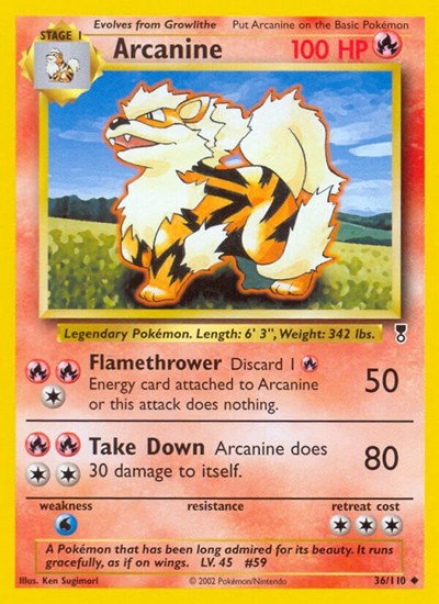 Arcanine 36 — Legendary Collection