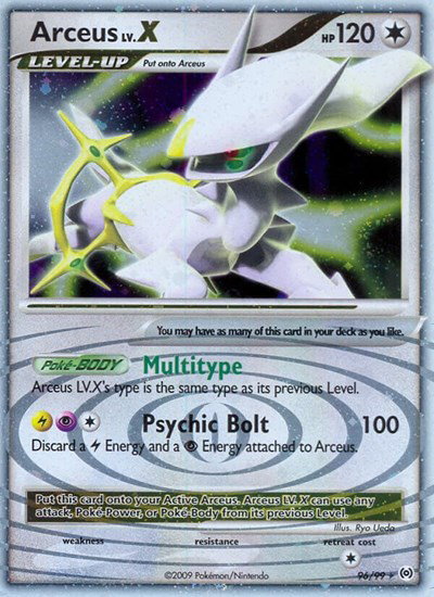 Arceus Lv.X (96) 96/99 — Platinum Arceus
