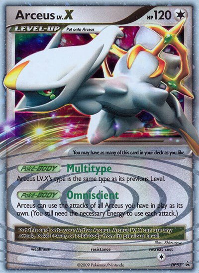Arceus Lv.X (DP53) DP53 — Diamond and Pearl Promos