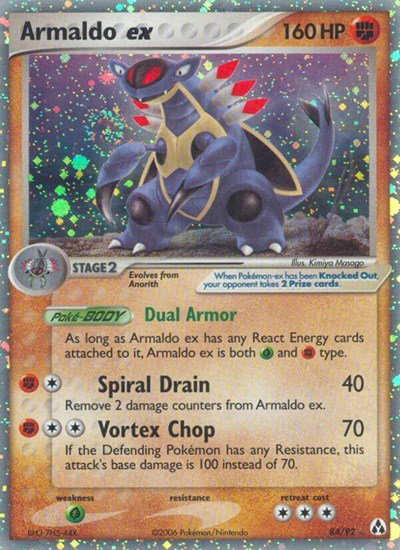 Armaldo ex 84 — EX Legend Maker