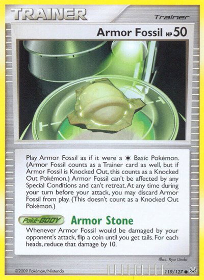 Armor Fossil 119 — Platinum