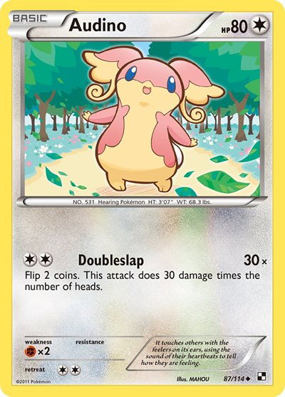 Audino 87 — Black and White