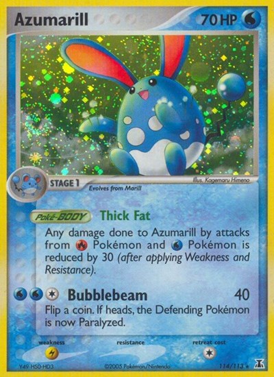 Azumarill 114 — EX Delta Species