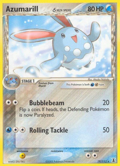 Azumarill (Delta Species) 19 — EX Delta Species