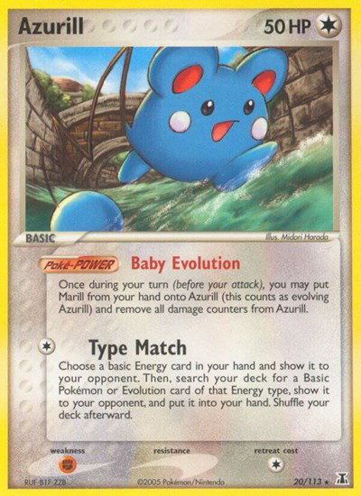 Azurill 20 — EX Delta Species