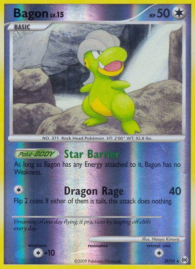 Bagon (Shiny) SH10 — Platinum Arceus