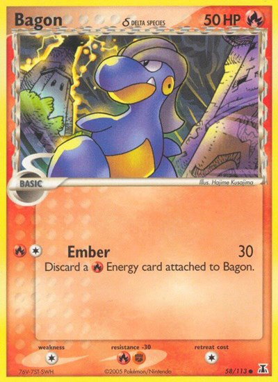 Bagon 58 — EX Delta Species