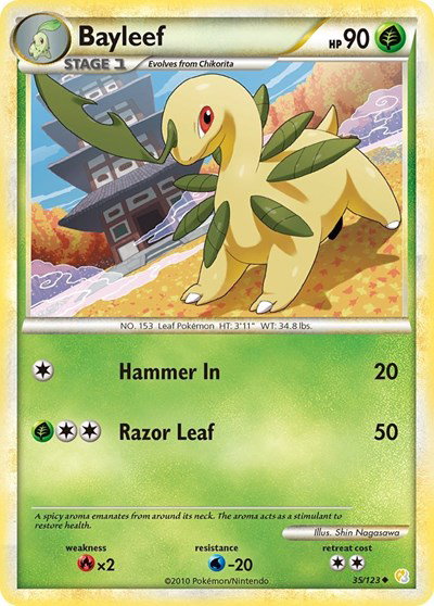 Bayleef 35 — HeartGold SoulSilver