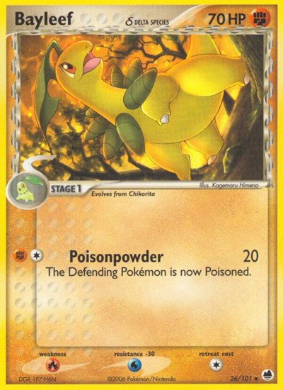 Bayleef (Delta Species) 26/101 — EX Dragon Frontiers