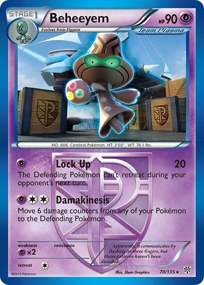 Beheeyem (Team Plasma) 70 — Plasma Storm