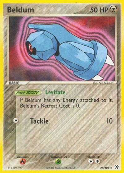 Beldum (28) 28 — EX Hidden Legends