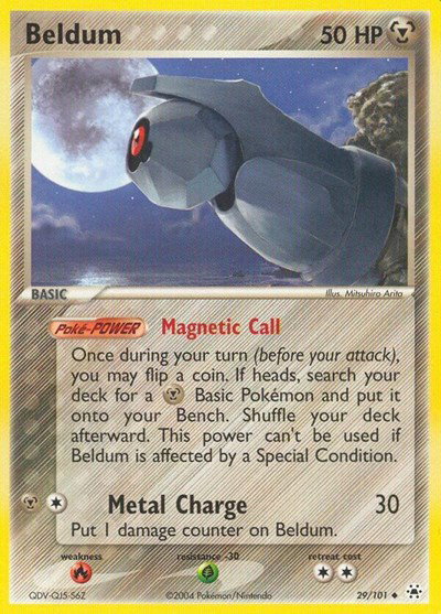 Beldum (29) 29 — EX Hidden Legends