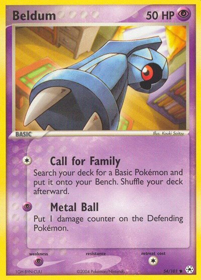 Beldum (54) 54 — EX Hidden Legends