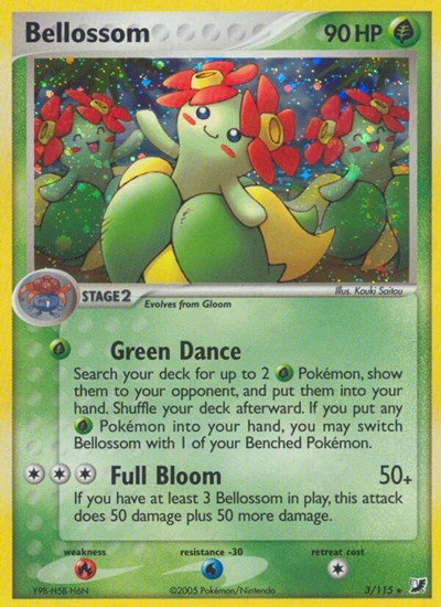 Bellossom 3/115 — EX Unseen Forces