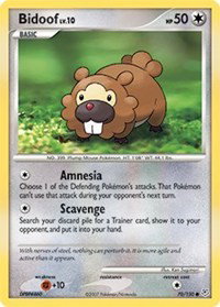 Bidoof 70 — Diamond and Pearl