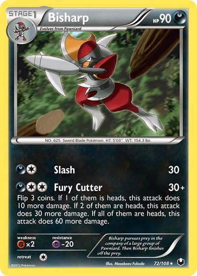 Bisharp (72) 72 — Dark Explorers