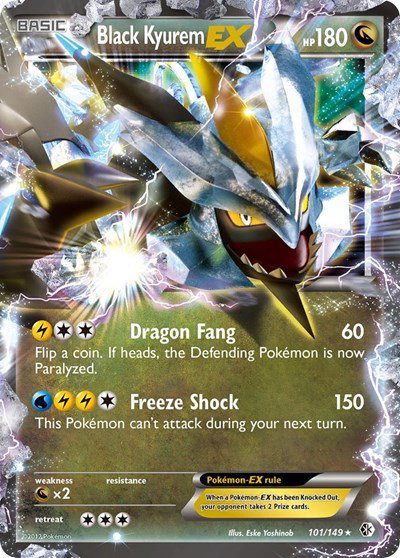 Black Kyurem EX 101 — Boundaries Crossed