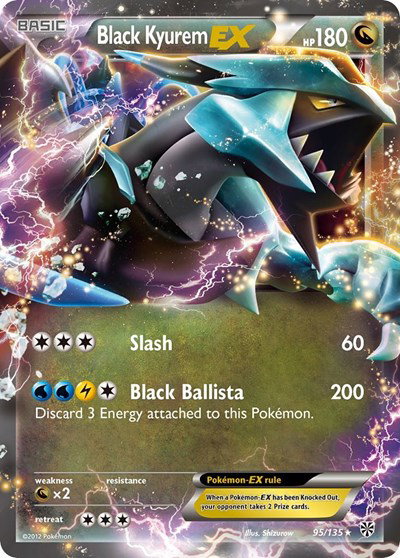 Black Kyurem EX 95 — Plasma Storm