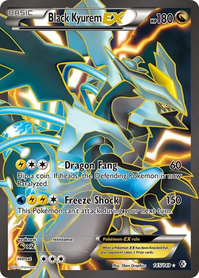 Black Kyurem EX (145 Full Art), 145