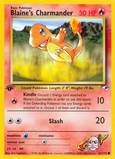 Blaine's Charmander 61 — Gym Heroes