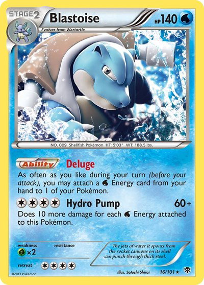 Blastoise 16 — Plasma Blast