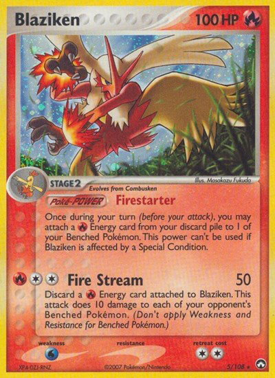 Blaziken 5 — EX Power Keepers