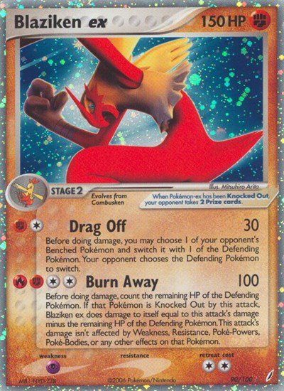Blaziken ex 90 — EX Crystal Guardians