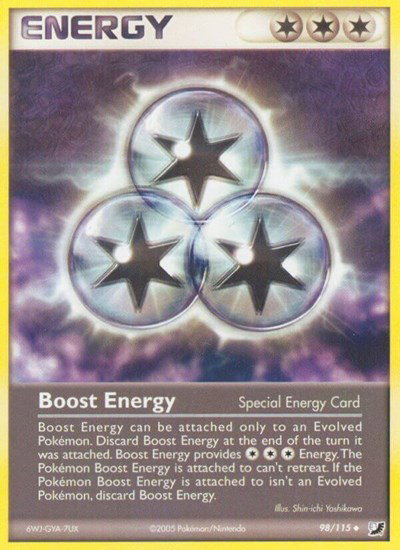 Boost Energy 98/115 — EX Unseen Forces