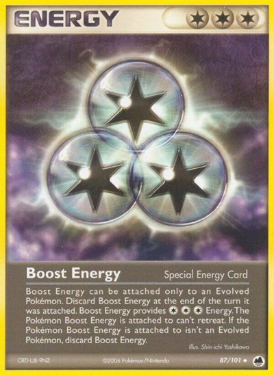 Boost Energy 87/101 — EX Dragon Frontiers