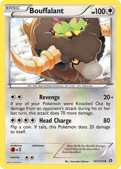 Bouffalant 107 — Legendary Treasures