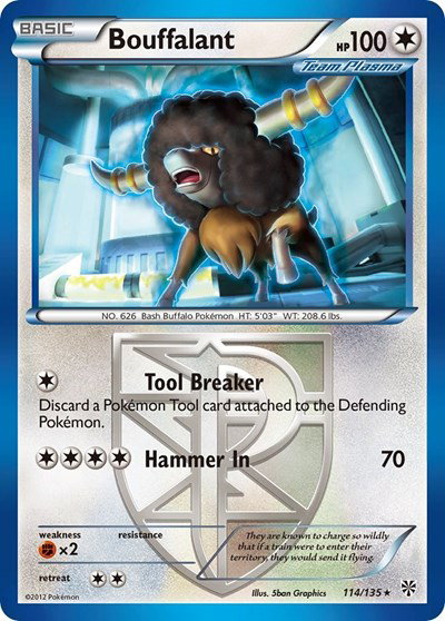 Bouffalant (Team Plasma) 114 — Plasma Storm
