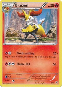 Braixen 9 — Kalos Starter Set