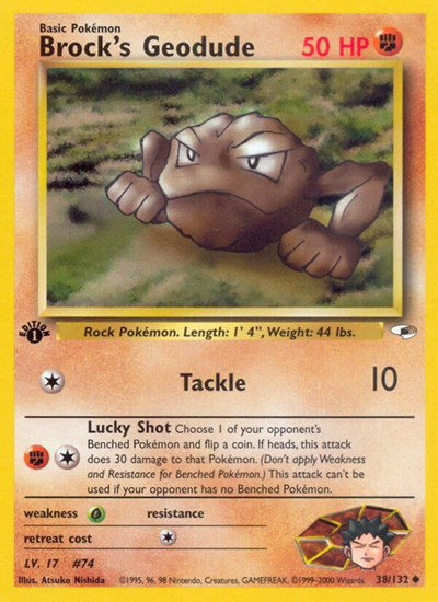 Brock's Geodude (38) 38 — Gym Heroes