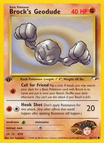 Brock's Geodude (66) 66 — Gym Heroes