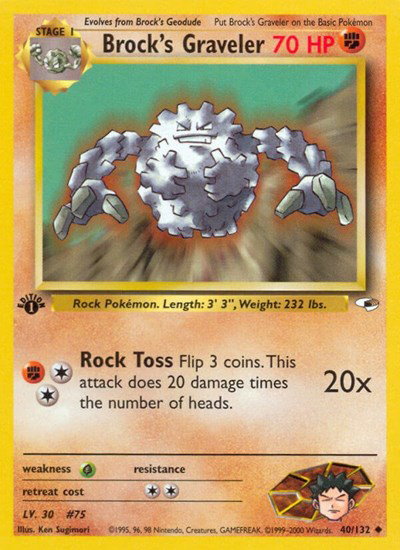 Brock's Graveler 40 — Gym Heroes