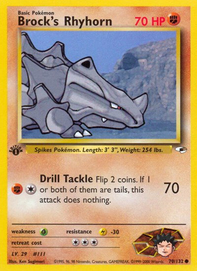 Brock's Rhyhorn (70) 70 — Gym Heroes