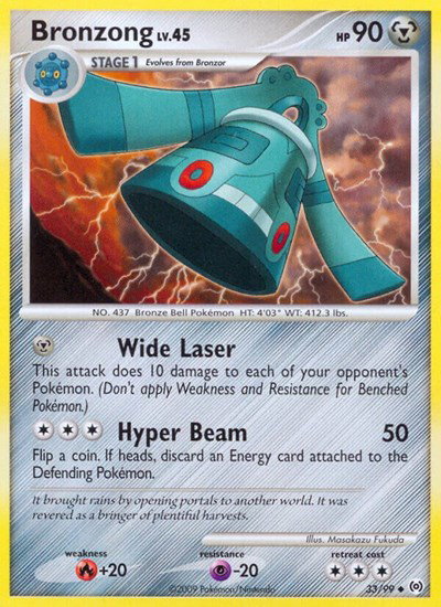 Bronzong (33) 33/99 — Platinum Arceus