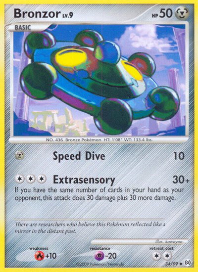 Bronzor (34) 34/99 — Platinum Arceus