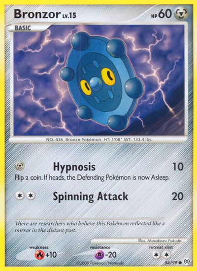Bronzor (54) 54/99 — Platinum Arceus